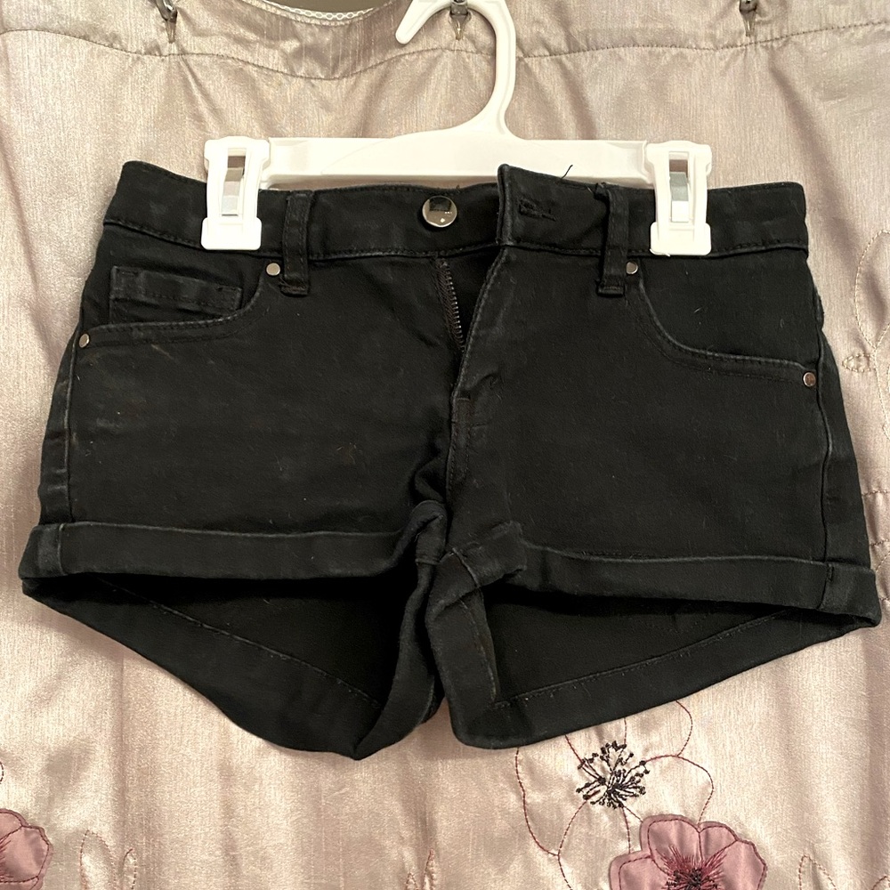 Black high waisted forever 21 shorts